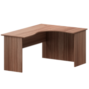 Фотография товара Стол компактный правый, темный шимо, 160*120 от компании ChiedoCover.