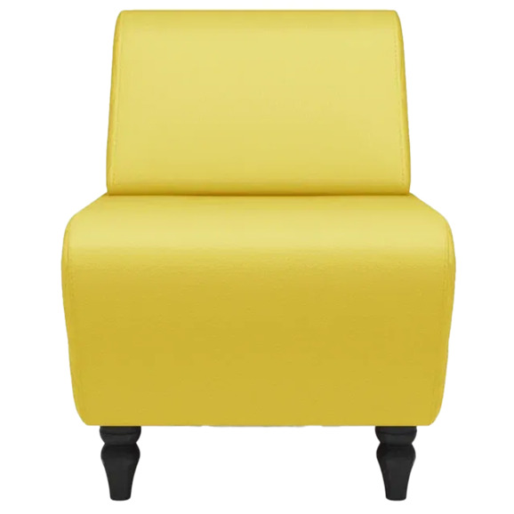 Кресло Лотик экокожа, желтый Кресло Лотик экокожа, желтый - фото 2
