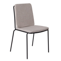 Настоящее фото товара Стул Лион с подушкой 03, бежевый, произведённого компанией ChiedoCover