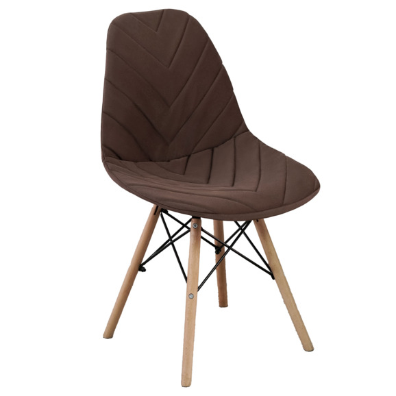 Чехол Е03 на стул Eames, коричневый - фото 1