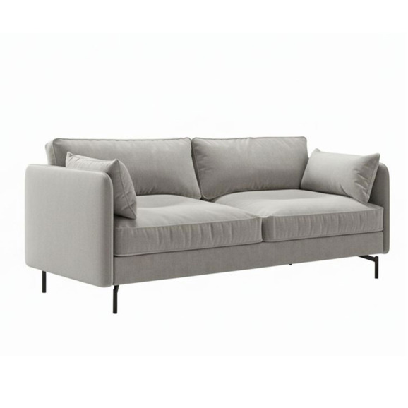 Диван Риззо, светло-серый Диван Риззо, светло-серый - фото 1