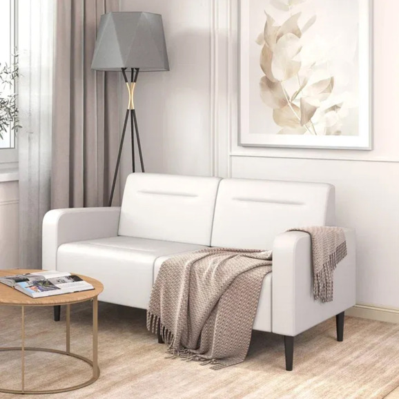 Диван Папилла, экокожа, 162 см, белый Диван Папилла, экокожа, 162 см, белый - фото 5