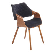 Фотография товара Стул Bearing, ореховый, черный от компании ChiedoCover.