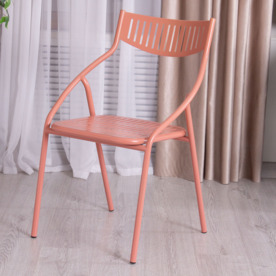 Стул Чиедо уличный, матовый лососевый