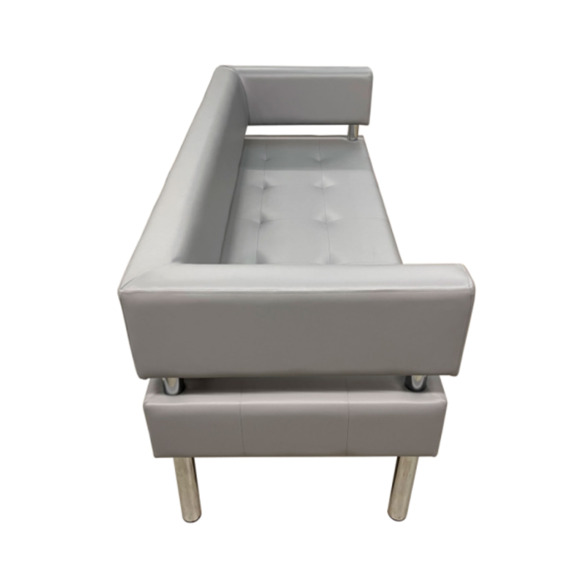 Диван Сантур трехместный, 7000 серый - фото 5