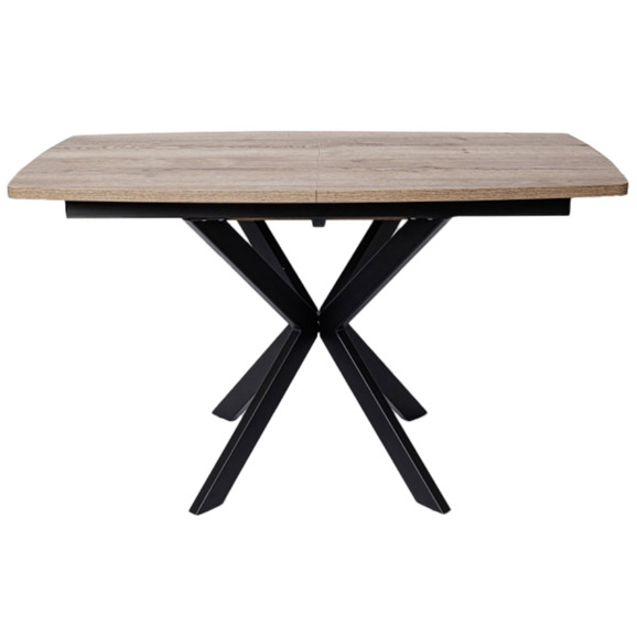 Обеденный стол Decorum раздвижной, дуб, черный Обеденный стол Decorum раздвижной, дуб, черный - фото 2