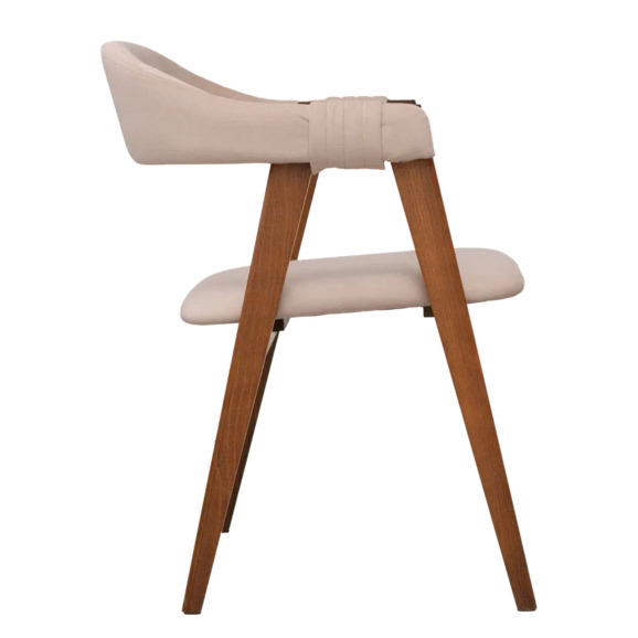 Полукресло Дольче, велюр Велютто 04, каркас орех - фото 3