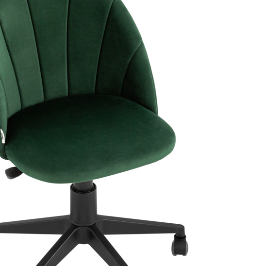 Кресло компьютерное Логан велюр зелёный - фото 6