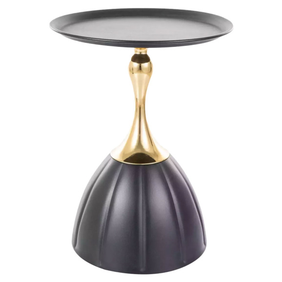 Стол журнальный Cupola, черный, золотой - фото 1