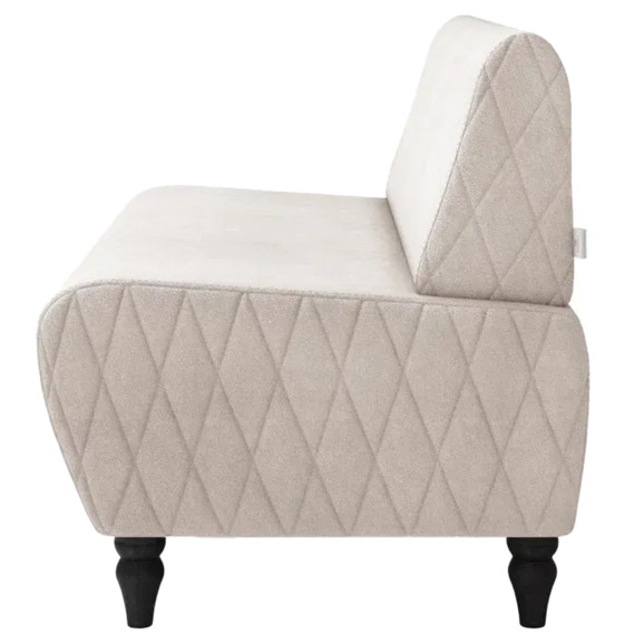 Диван Лотик, велюр, бежевый - фото 4