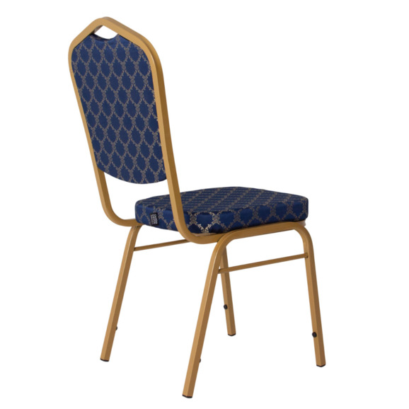 Стул Хит 20, жаккард Санлайт комп. синий, каркас золото - фото 7