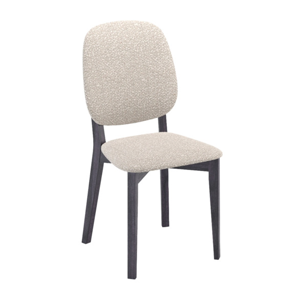 Стул K3, дуб антрацит, букле ЛАТТЕ с молнией - фото 1