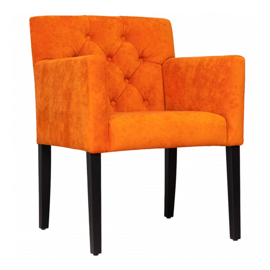 Кресло Денди с английской утяжкой, оранжевый - фото 1