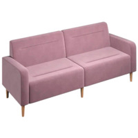 Фотография Диван Папилла, велюр, 202 см, сиреневый от производителя ChiedoCover, картинка продукции, реальное фото товара Настоящее фото товара Диван Папилла, велюр, 202 см, сиреневый, произведённого компанией ChiedoCover