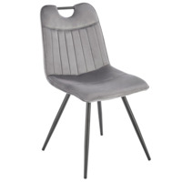 Настоящее фото товара Стул Eternal, серый, произведённого компанией ChiedoCover