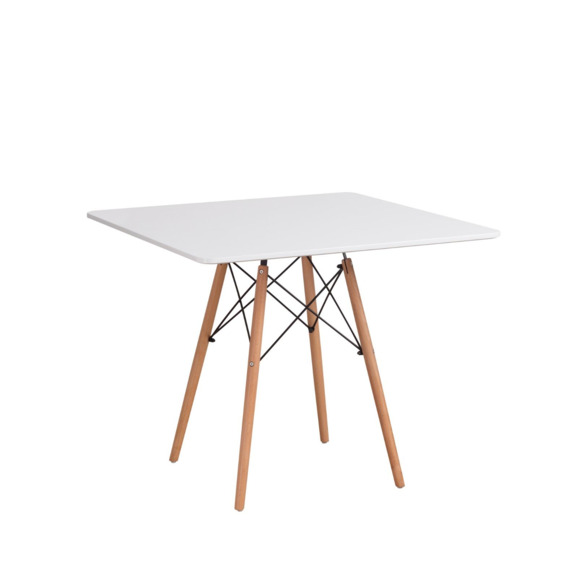 Стол EAMES, белый, 90*90 см - фото 3