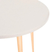 Фотография Стол белый/молочный, круглый Фотография товара Стол белый/молочный, круглый от компании ChiedoCover.