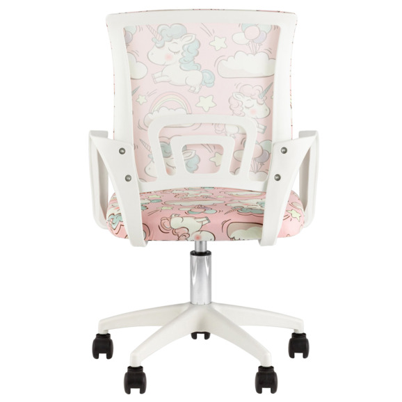 Кресло офисное TopChairs Simple SN Junior, принт Unicorns, белый - фото 5