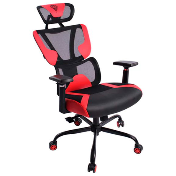 Кресло Qualm, черный, красный - фото 7