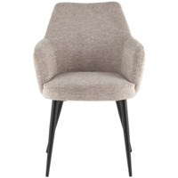 Фотография Стул обеденный Katys, капучино, рогожка Фотография товара Стул обеденный Katys, капучино, рогожка от компании ChiedoCover.