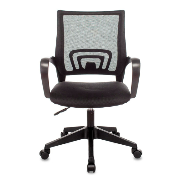 Кресло офисное TopChairs ST-Basic сетка/ткань черный - фото 4