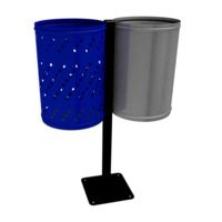 Настоящее фото товара Урны для раздельного сбора мусора «Дуэт», произведённого компанией ChiedoCover