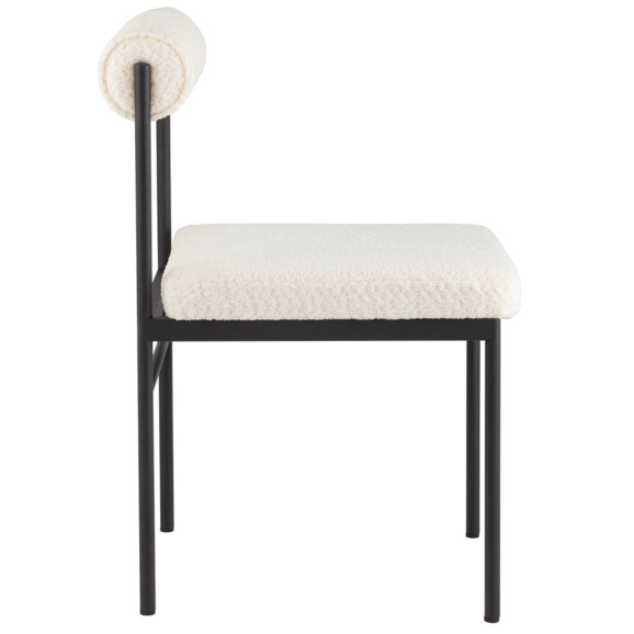 Стул обеденный Балла, букле, молочный Стул обеденный Балла, букле, молочный - фото 3