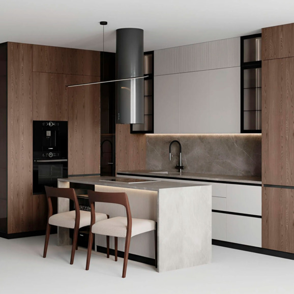 Стул деревянный Хоа, коричневый - фото 4