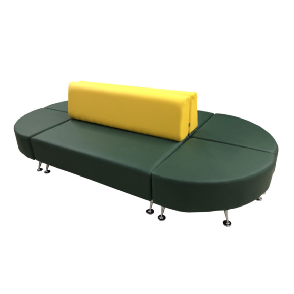 Модульный диван Волт (6-ть секций), желто-зеленый Модульный диван Волт (6-ть секций), желто-зеленый - фото 2