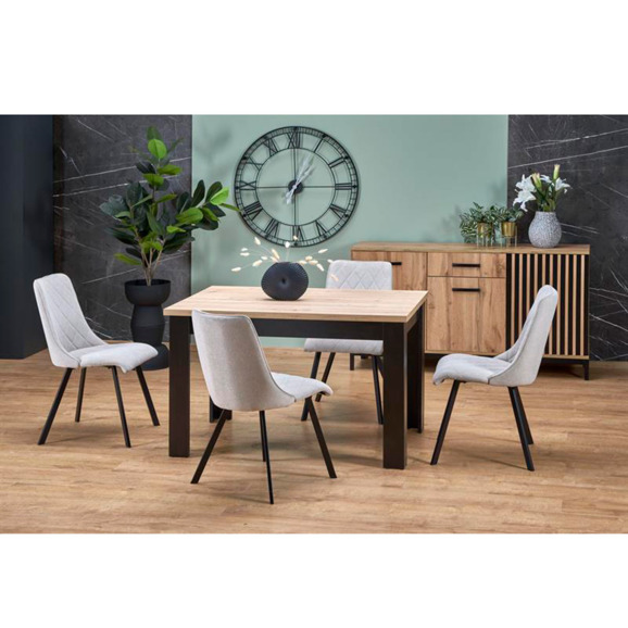 Стол обеденный Glide, раскладной, дуб артизан / черный - фото 8