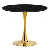 Фотография товара Стол Тулип черный мрамор / золото от компании ChiedoCover.
