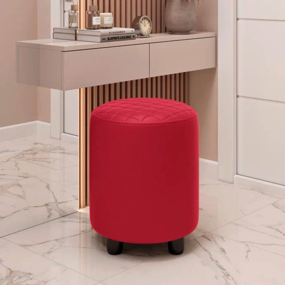 Пуф Тепал, экокожа, красный Пуф Тепал, экокожа, красный - фото 5