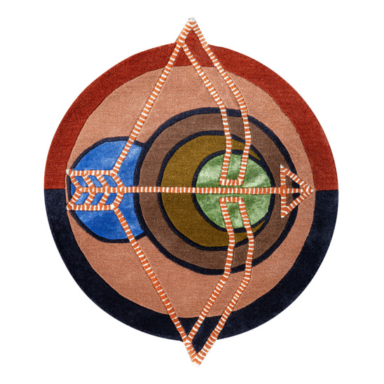 Индийский ковёр шерстяной Zodiac Sagittarius  - фото 1