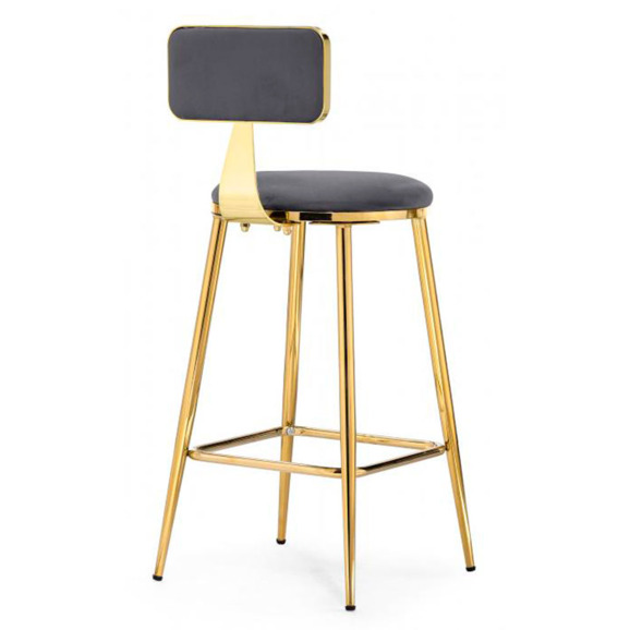 Стул Persi dark gray / gold - фото 4