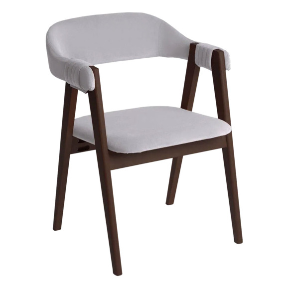 Полукресло Дольче, велюр Тиара 80, каркас венге Полукресло Дольче, велюр Тиара 80, каркас венге - фото 1