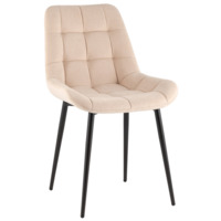 Настоящее фото товара Стул Флекс Original, велюр, бежевый, произведённого компанией ChiedoCover