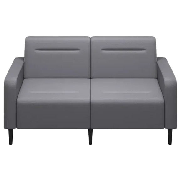 Диван Папилла, экокожа, 162 см, серый - фото 2