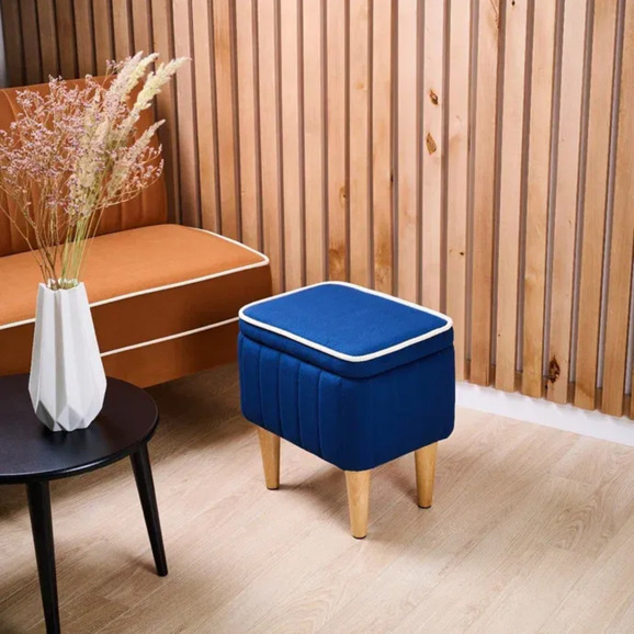 Пуф Ноотропик с ящиком, синий - фото 3