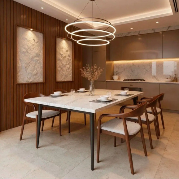 Стул деревянный Леман с подлокотниками с обивкой из эко-кожи - фото 2