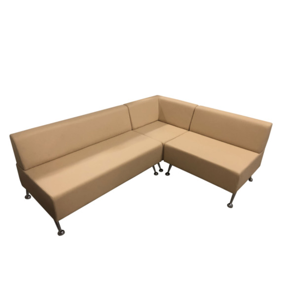 Угловой диван Волт четырехместный, бежевый Угловой диван Волт четырехместный, бежевый - фото 1