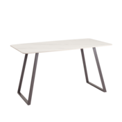 Фотография товара Стол обеденный Ecoforma, керамика, белая столешница, 140*80 от компании ChiedoCover.