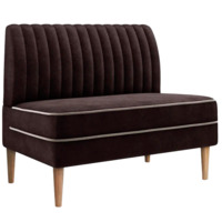 Настоящее фото товара Диван Nootropic, коричневый, произведённого компанией ChiedoCover