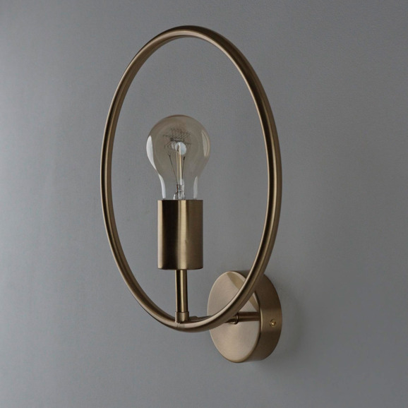 Светильник настенный Крейс Сахара, золотой - фото 6