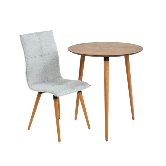 Стол коричневый, круглый Стол коричневый, круглый - фото 2