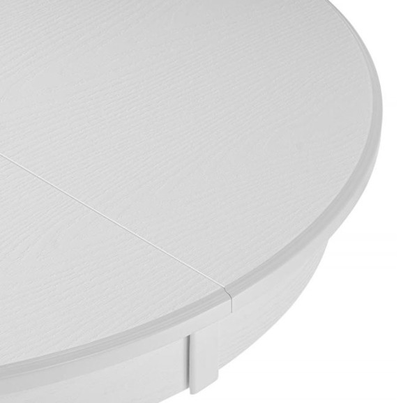 Деревянный стол Орден 100(140)х100х76 белый - фото 8