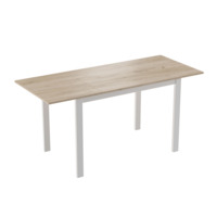 Фотография Стол Тион-4, дуб крафт серый, белый Фотография товара Стол Тион-4, дуб крафт серый, белый от компании ChiedoCover.