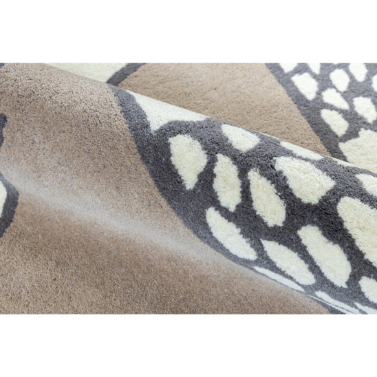 Индийский ковёр шерстяной Spike Pumice, бежевый - фото 6