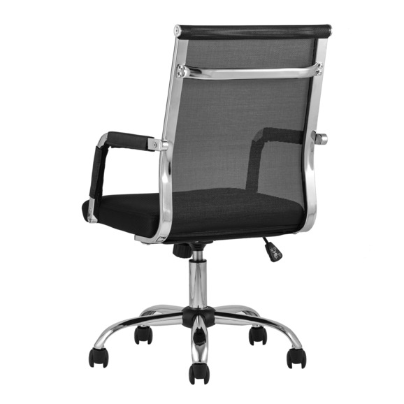 Кресло офисное TopChairs Clerk черное - фото 4