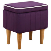Настоящее фото товара Пуф Ноотропик с ящиком, фиолетовый, произведённого компанией ChiedoCover