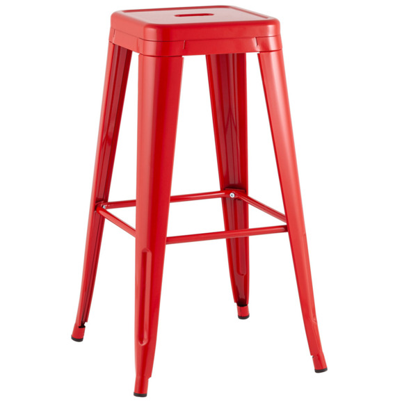 Стул барный TOLIX, красный, глянцевый KD - фото 1